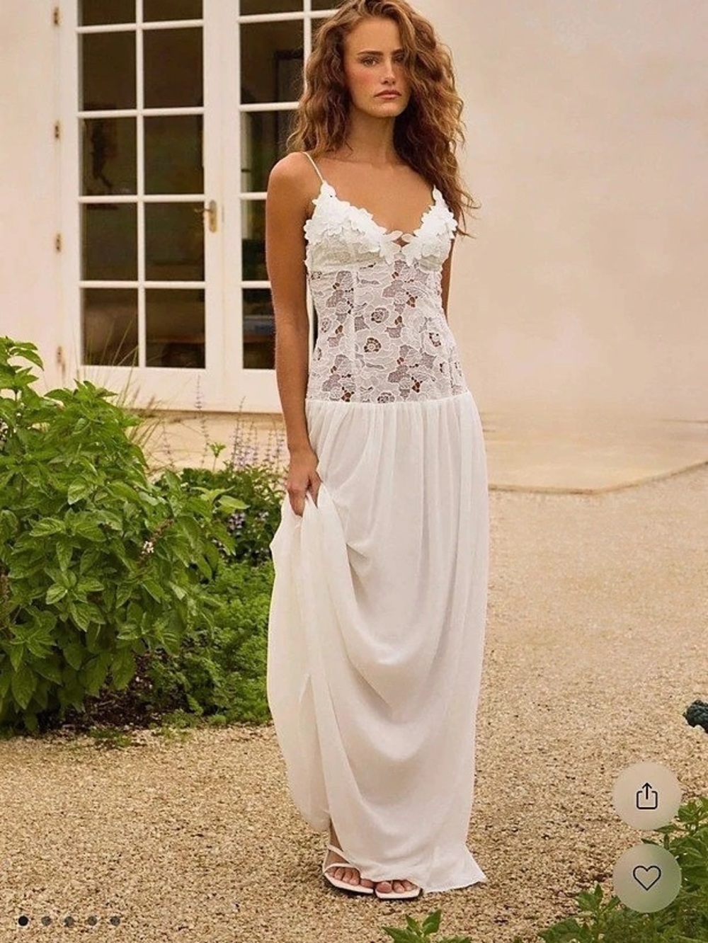 Peppermayo Shooting Love Maxi Dress White
